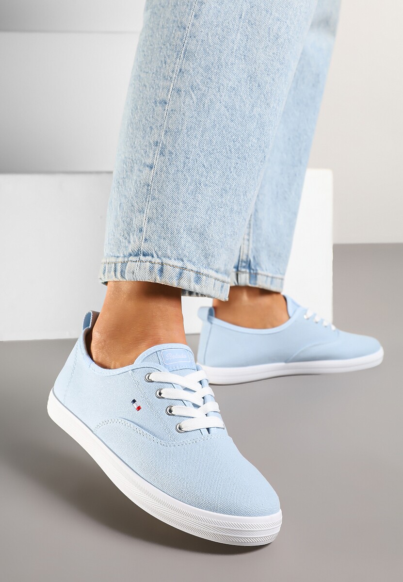 Jasnoniebieskie Basicowe Tenisówki Vices Hallriva