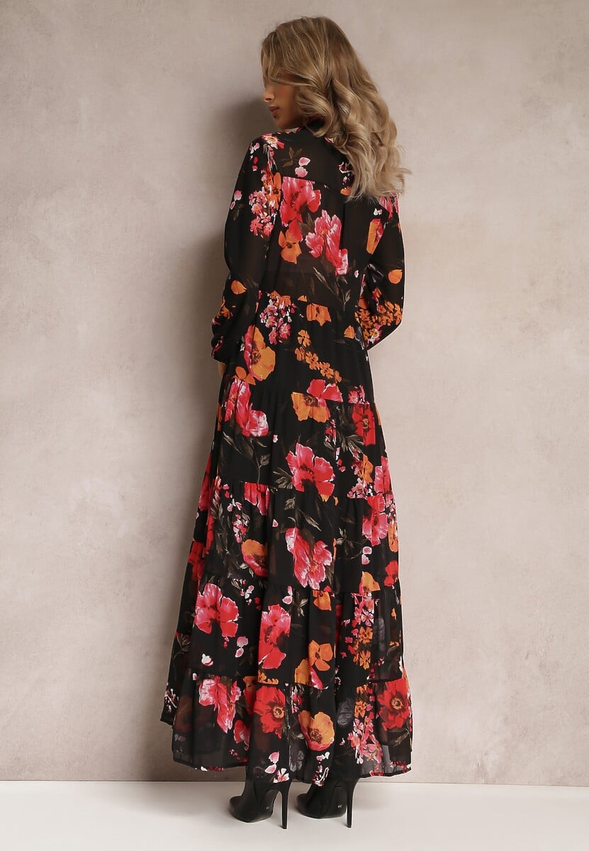 Czarna Sukienka Klymano