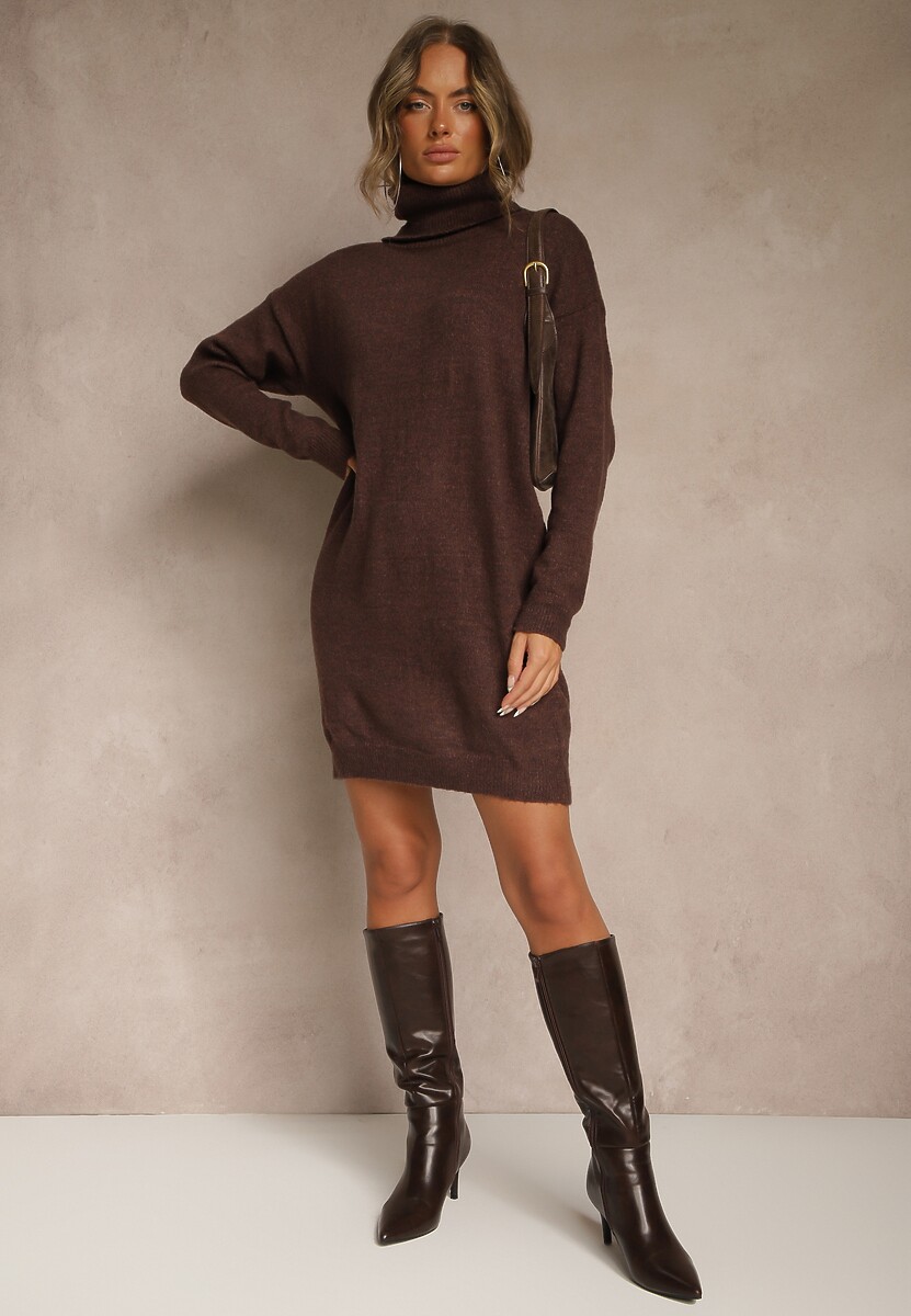 Brązowa Sukienka Milana