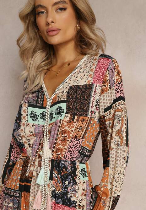 Beżowa Sukienka Althithoe