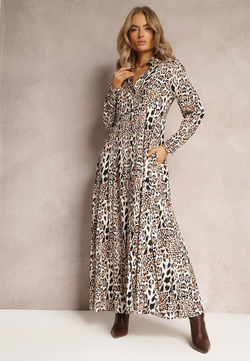 Beżowa Sukienka Undihaneh