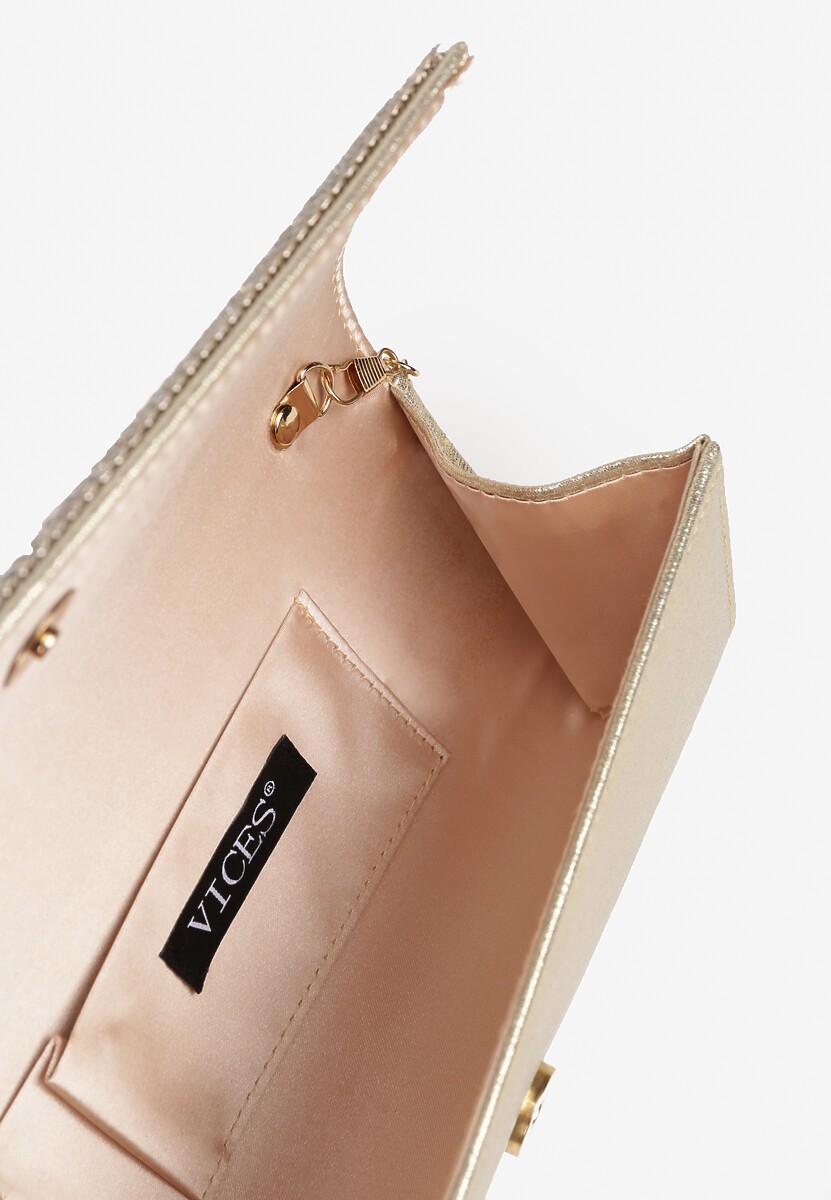 Złota Cyrkoniowa Torebka Kopertówka Vices Devrina