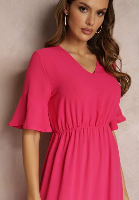 Fuksjowa Sukienka Parthesio