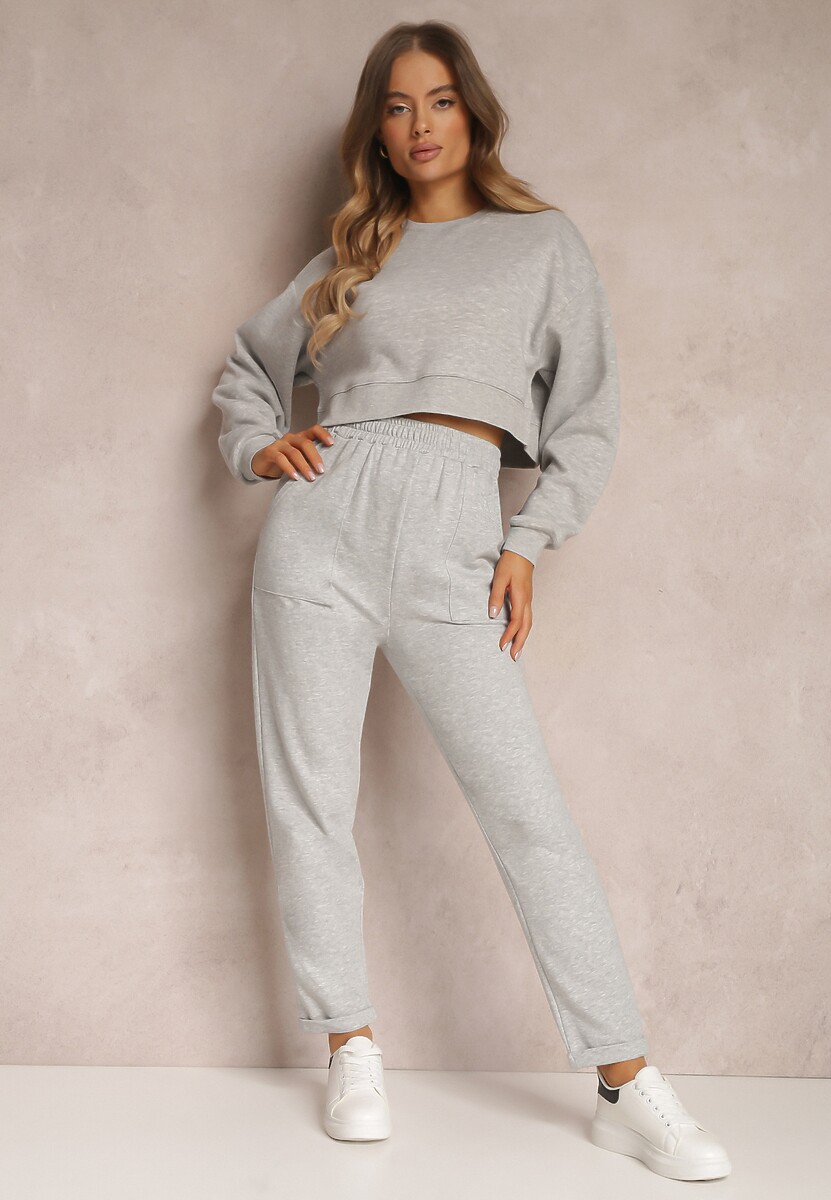 Jasnoszare Spodnie Aerethe