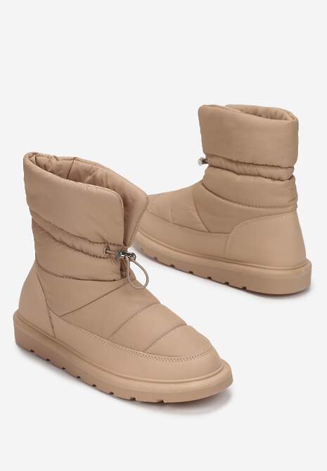 Ciemnobeżowe Śniegowce Leonard