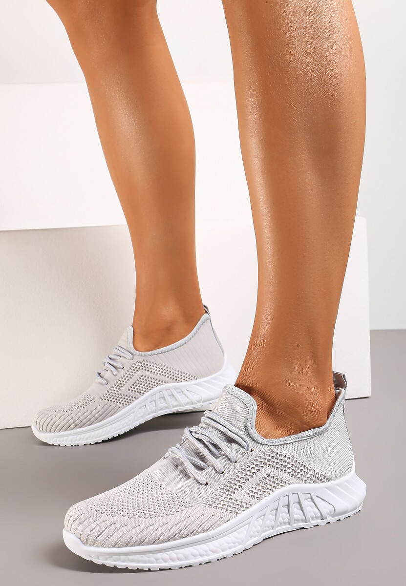 Szare Buty Sportowe Bemostom