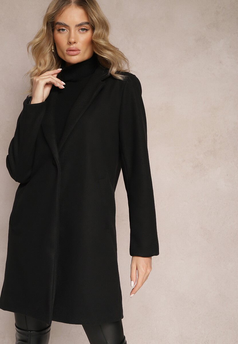 Beżowy Płaszcz Jednorzędowy Bulah