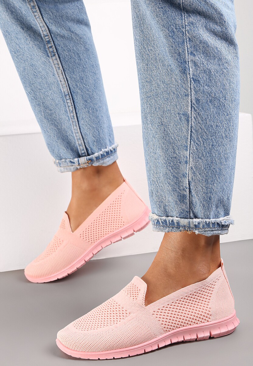 Różowe Tenisówki Pasquier