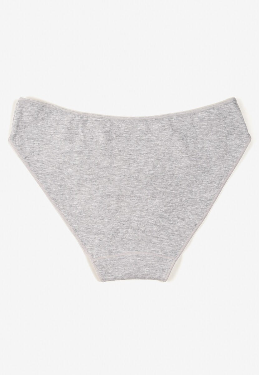 Szare Majtki Typu Figi z Bawełny Silomena