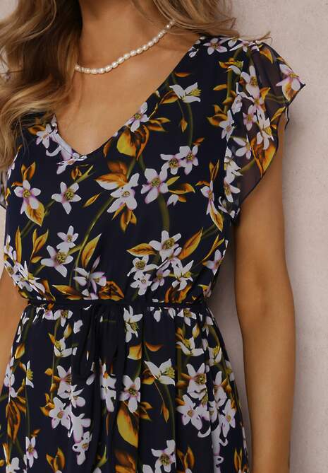 Granatowa Sukienka Vimmy