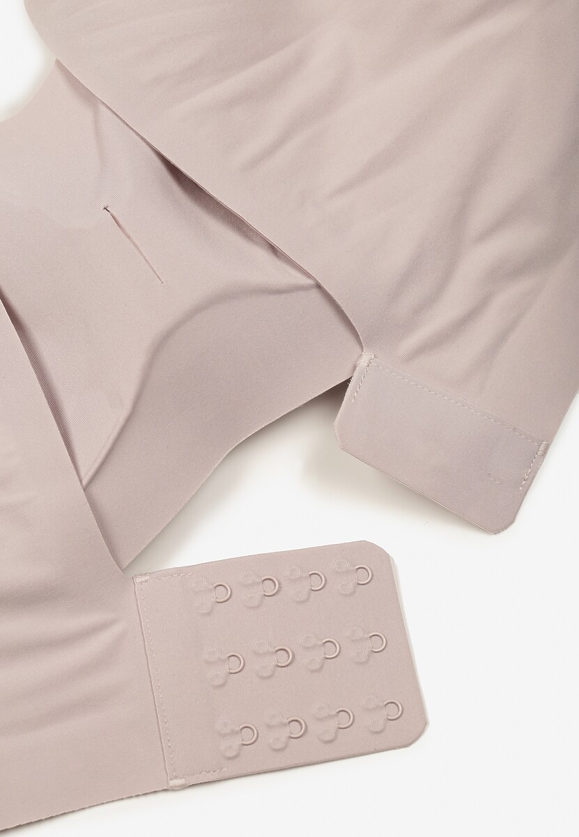 Ciemnoróżowy Gładki Biustonosz Typu Braletka Harises