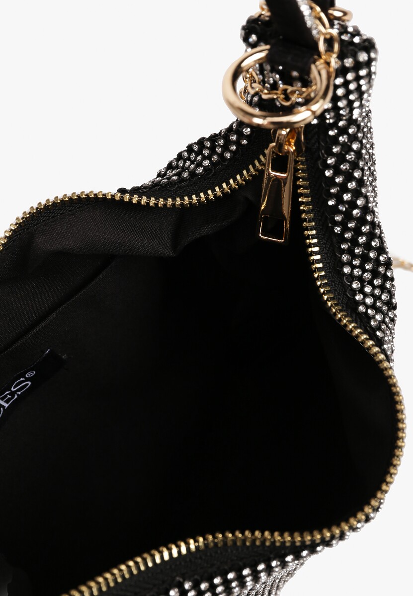 Czarna Cyrkoniowa Torebka Wieczorowa Vices Deviva