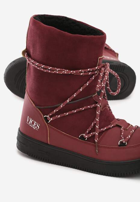 Bordowe Śniegowce Night Magic