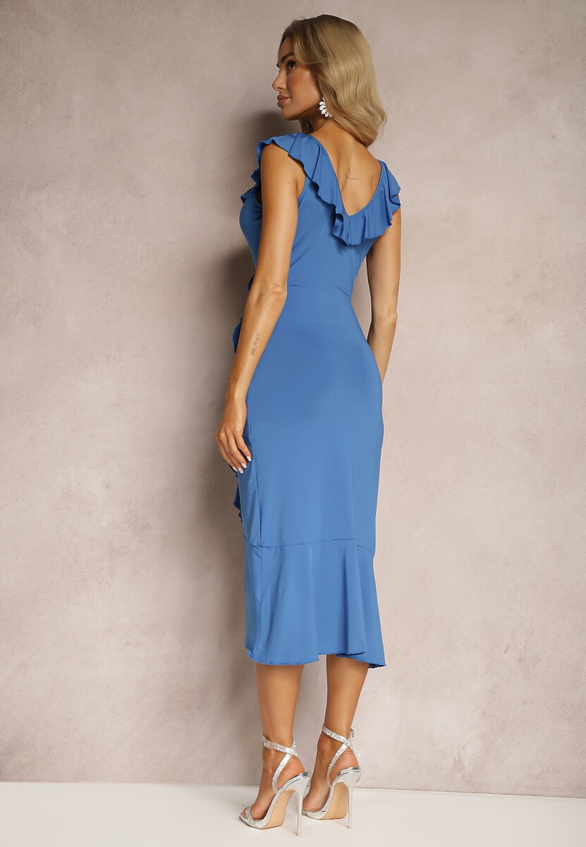 Niebieska Sukienka Galare