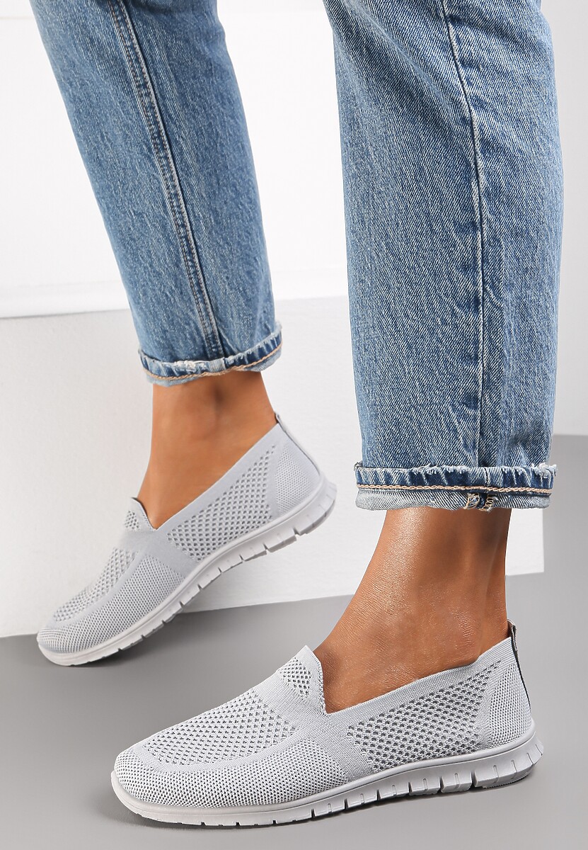 Szare Tenisówki Pasquier