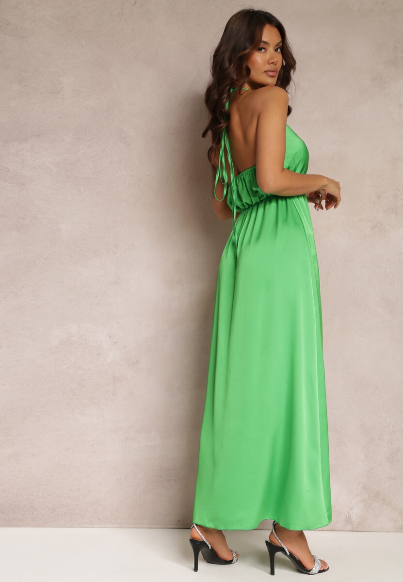 Jasnozielona Sukienka Althina