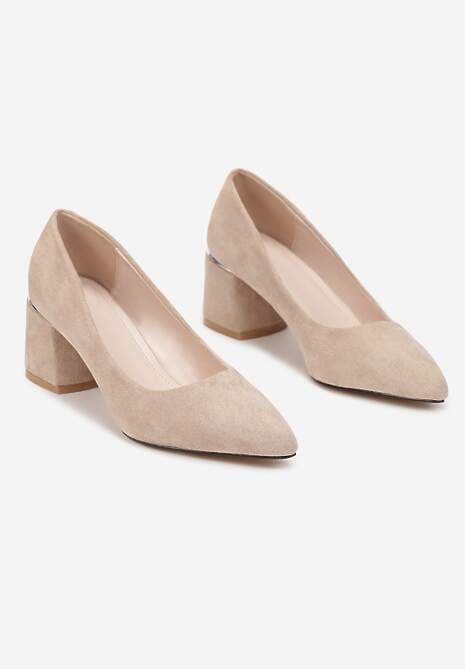 Beżowe Czółenka Sireirene