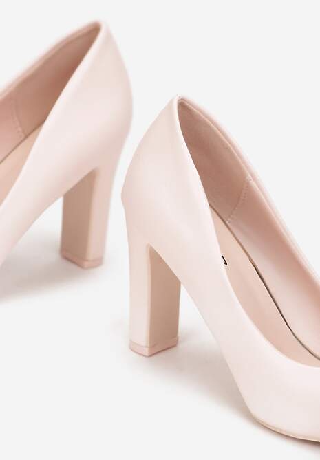 Różowe Czółenka ze Szpiczastym Noskiem Marnera