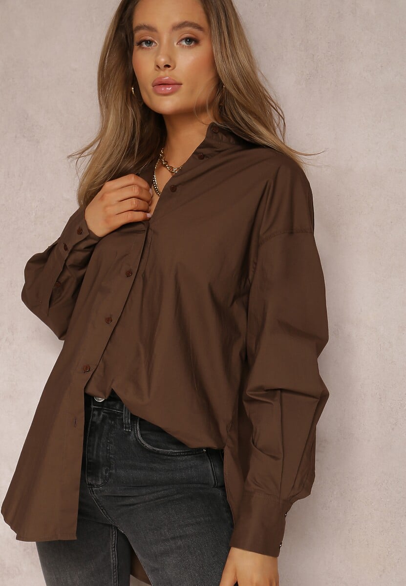 Biała Koszula Bawełniana Aquida