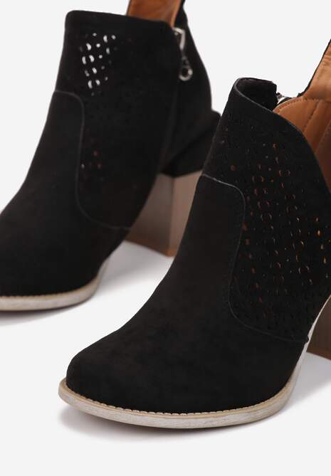 Czarne Botki Pirelous