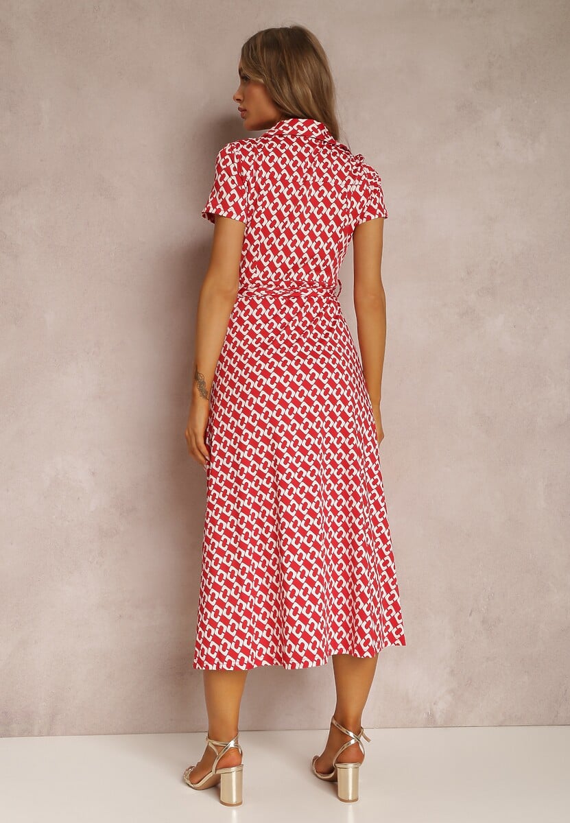 Czerwona Sukienka Prixia