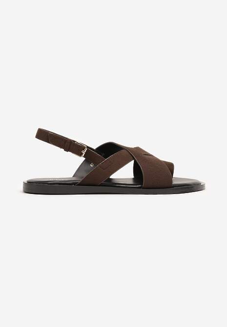Brązowe Sandały Vices Typu Japonki Melanisse