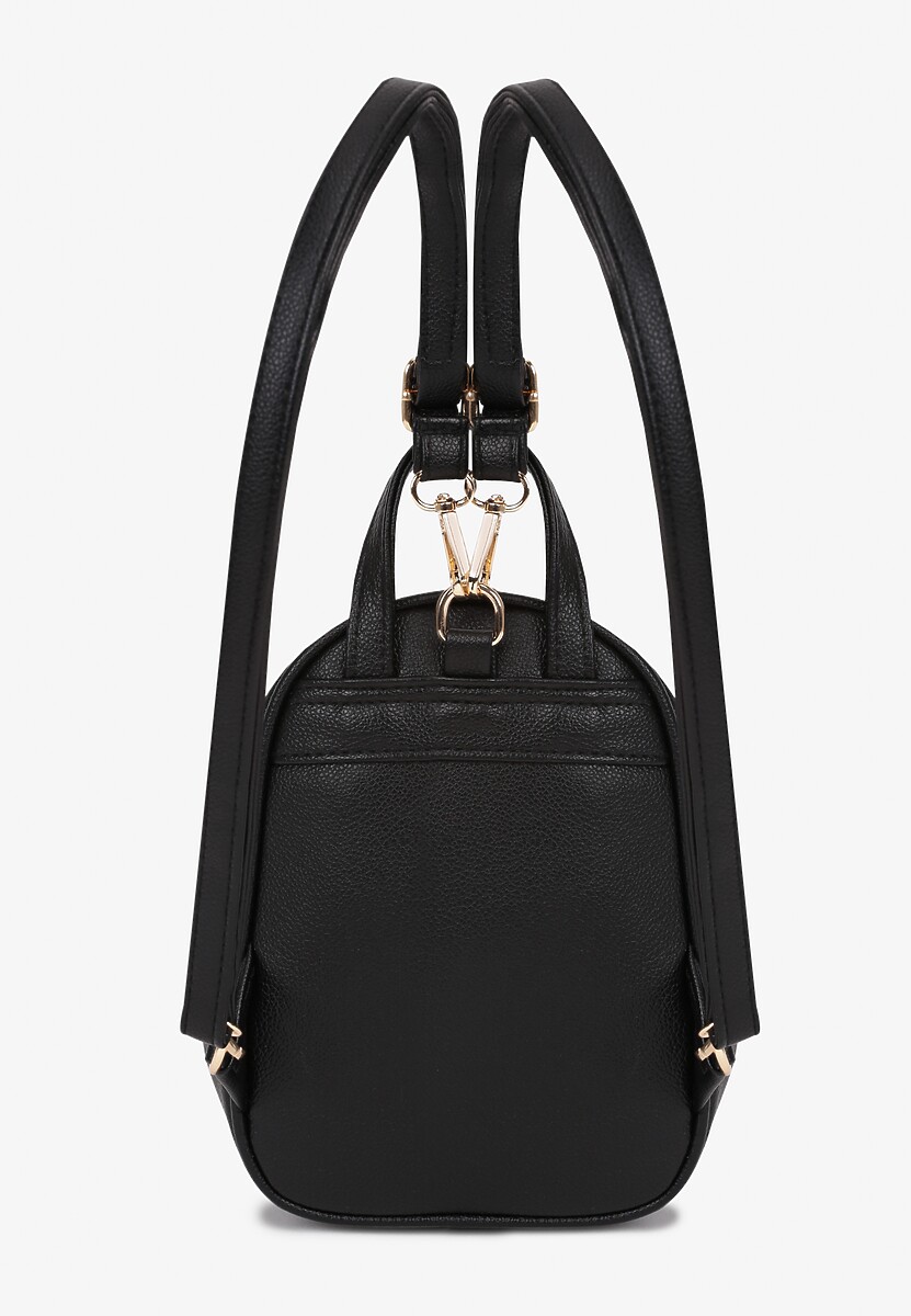 Czarny Casualowy Plecak z Regulowanymi Odpinanymi Paskami Nelarise