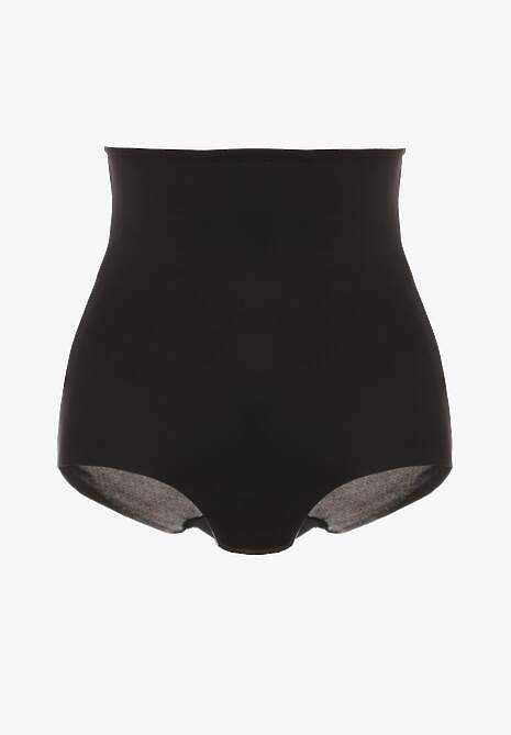 Czarne Modelujące Majtki High Waist Liradeva