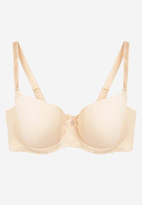 Jasnobeżowy Biustonosz Oddychający Typu Spacer Namsari