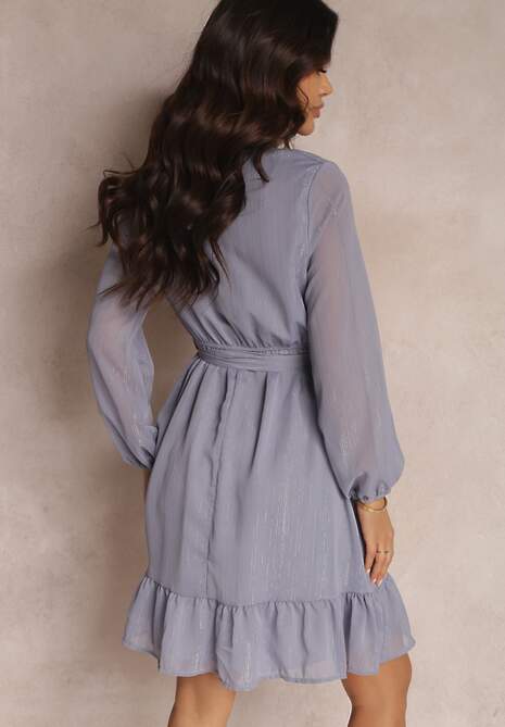 Niebieska Sukienka Iphina