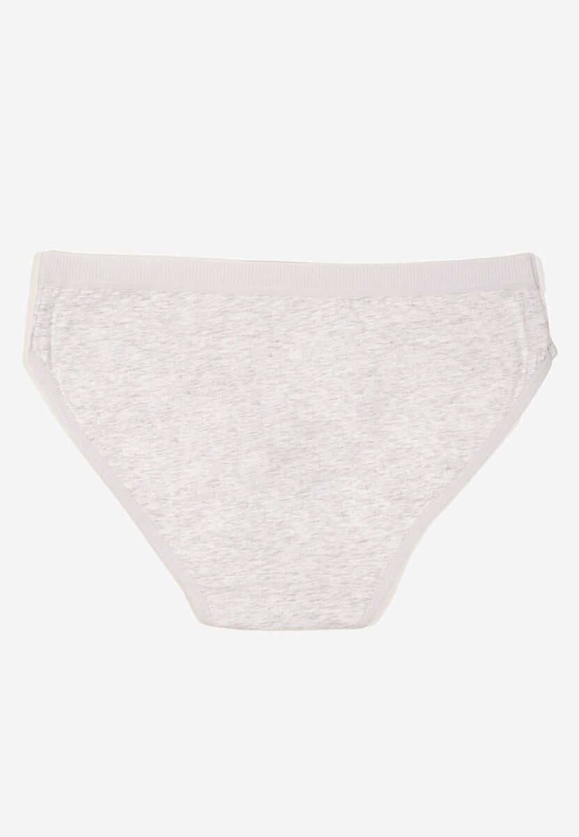 Jasnoszare Majtki z Bawełny Typu Figi Afitia