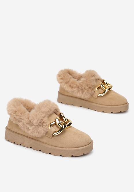 Ciemnobeżowe Śniegowce Erele