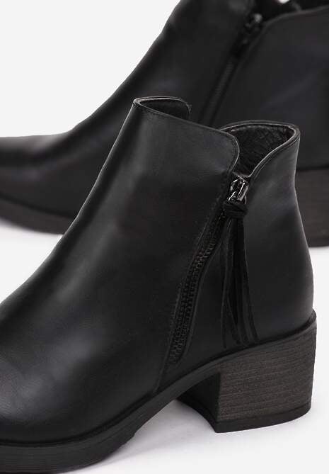 Czarne Botki Vices Crash