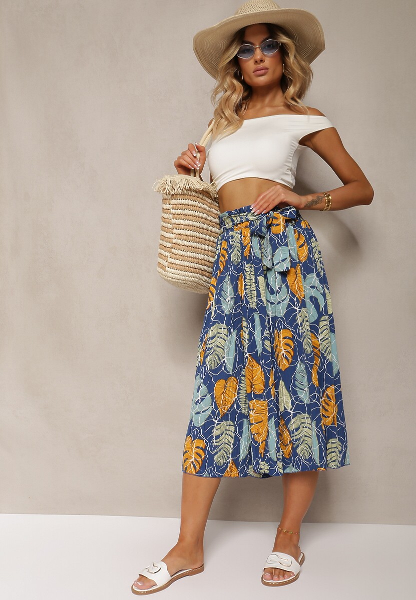 Jasnozielone Spodnie Szwedy z Bawełną High Waist Wykończone Gumką w Talii Pasefia