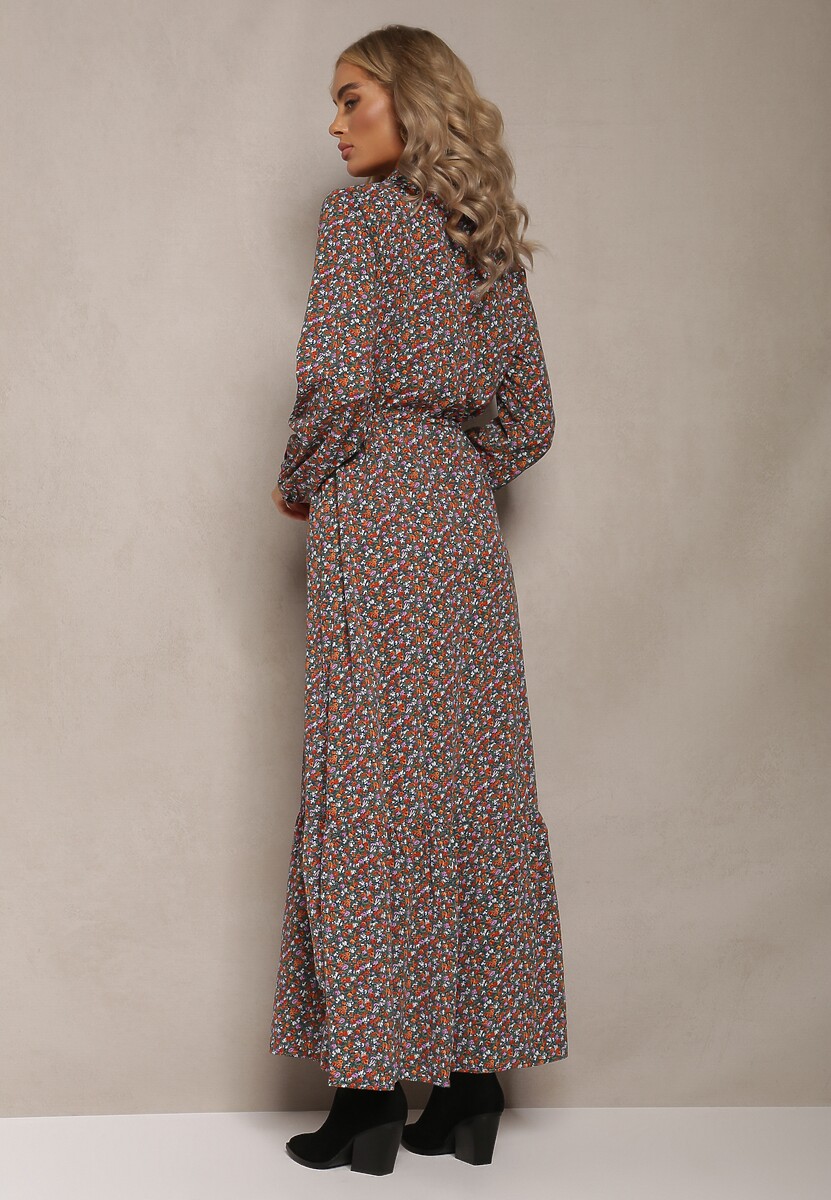 Ciemnozielona Sukienka Phinene