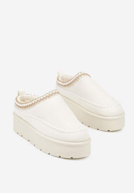 Beżowe Śniegowce z Futrzanym Ociepleniem na Platformie Reiandea