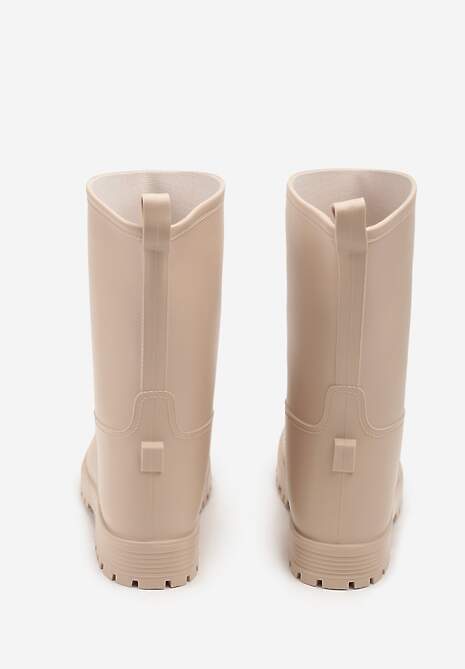 Beżowe Casualowe Kalosze Dirrive
