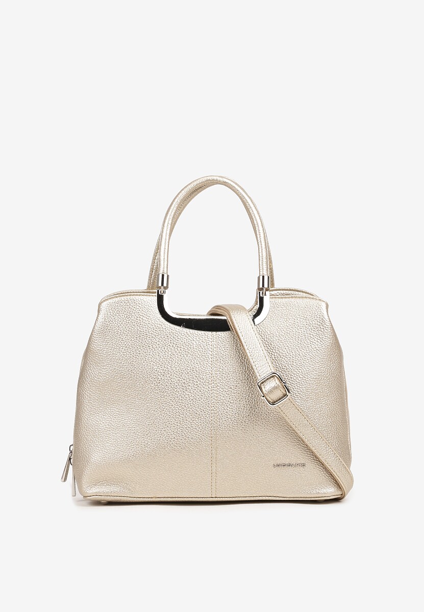 Biała Prostokątna Torebka Klasyczna z Paskiem i Rączką Clarilou