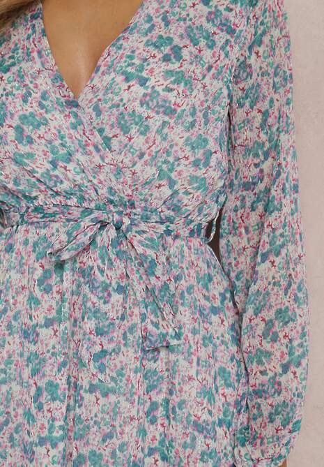 Miętowa Sukienka Nethisa