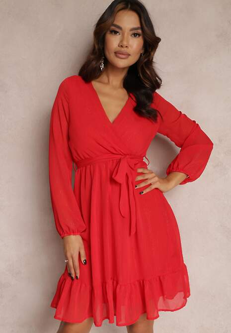 Czerwona Sukienka Iphina