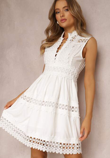 Biała Sukienka Athethra
