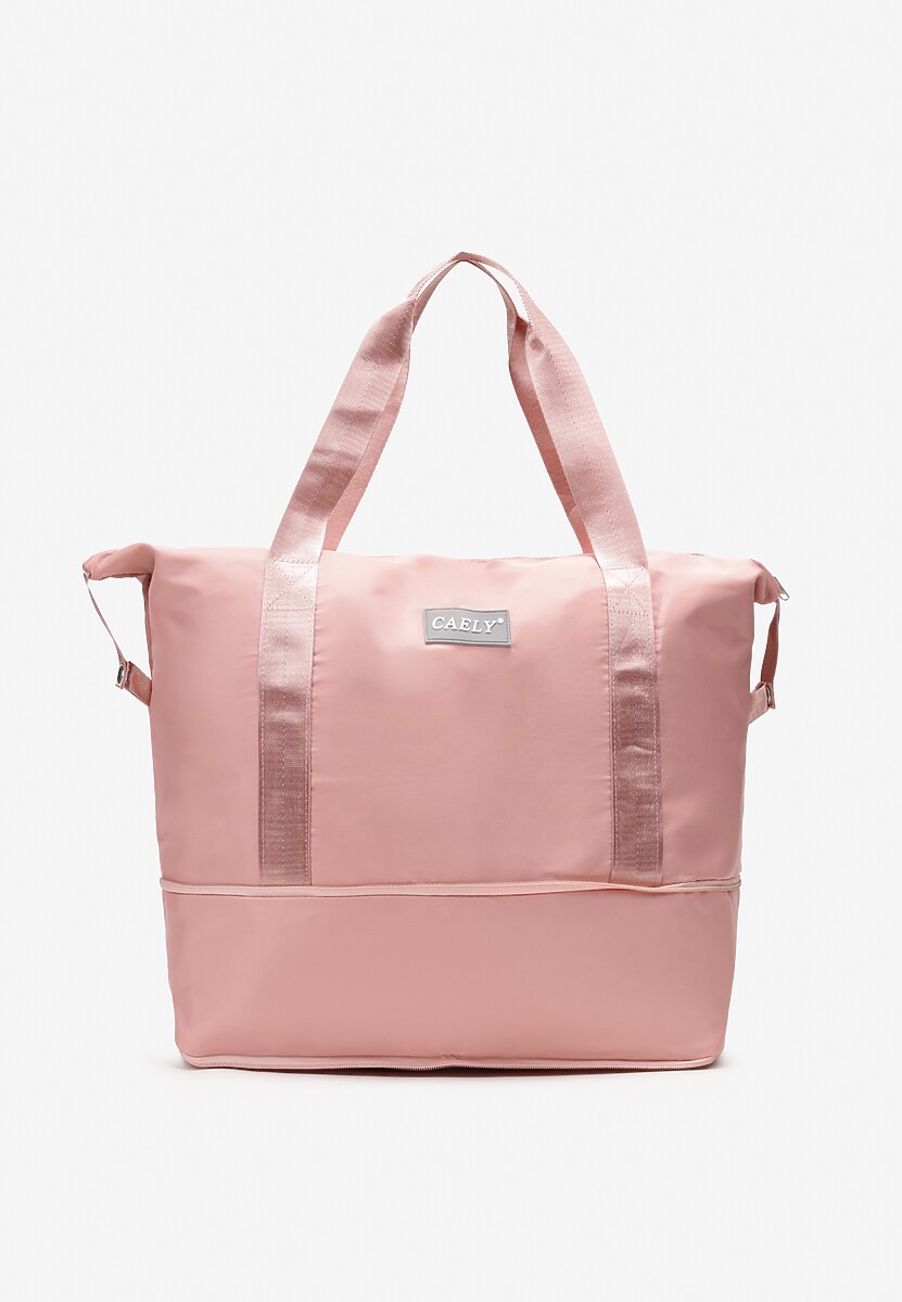 Różowa Duża Torebka Shopper z Rączką Wraithia