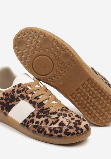 Panterkowe Sneakersy Tenisówki w Kultowym Stylu Neolithaen