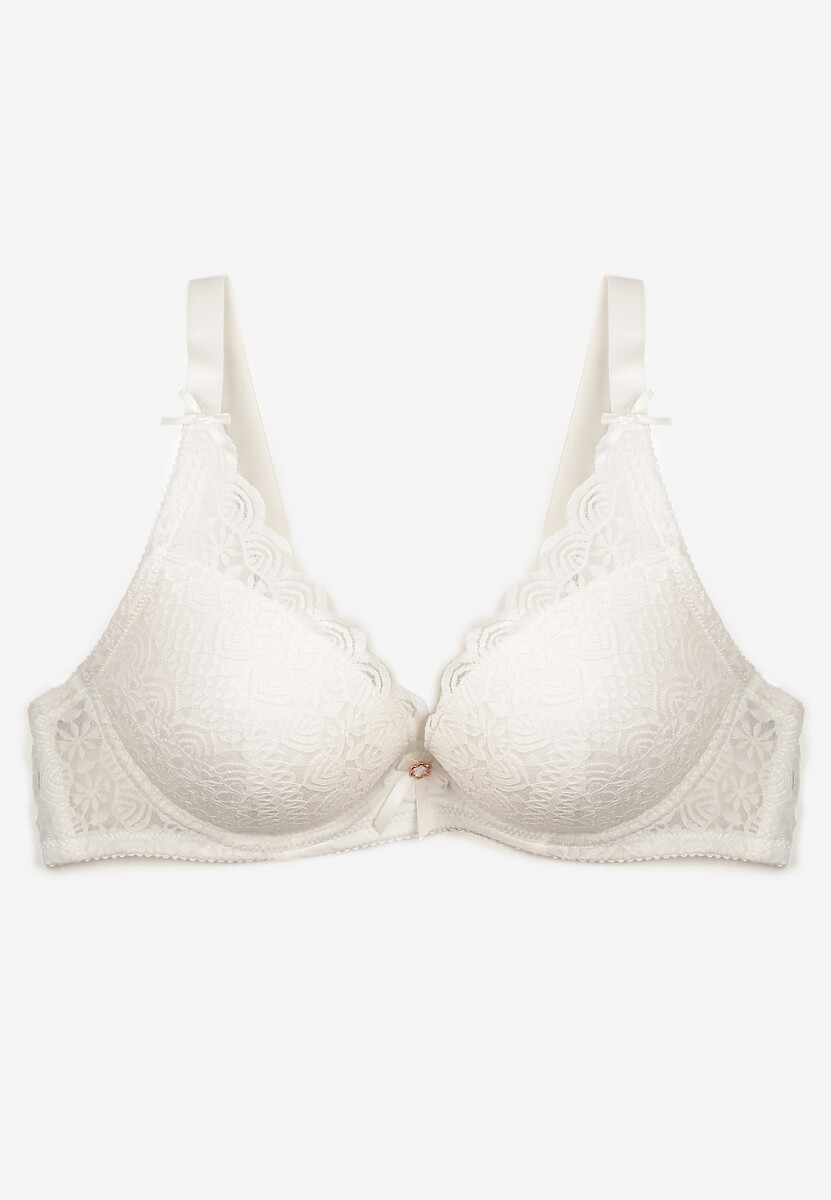 Jasnobeżowy Biustonosz z Efektem Push Up Quinata