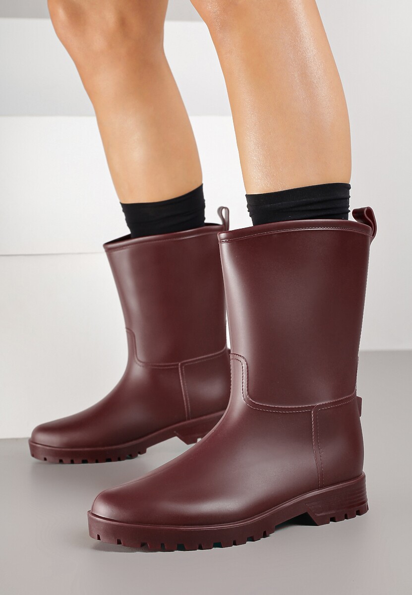 Bordowe Casualowe Kalosze Dirrive