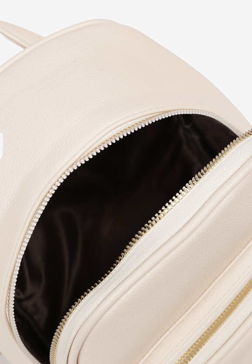 Beżowy Miejski Plecak z Szelkami z Możliwością Odpięcia Milessa