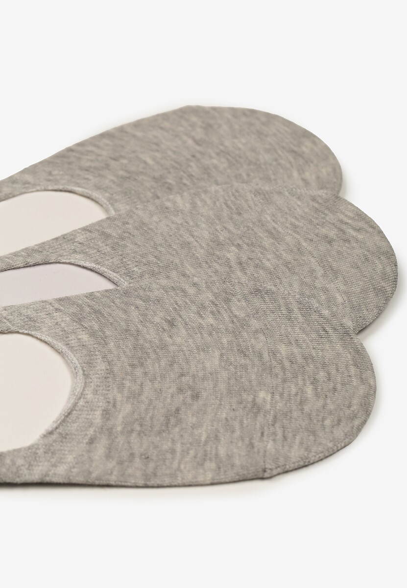 Jasnoszare Skarpety z Bawełny Stopki Folenira