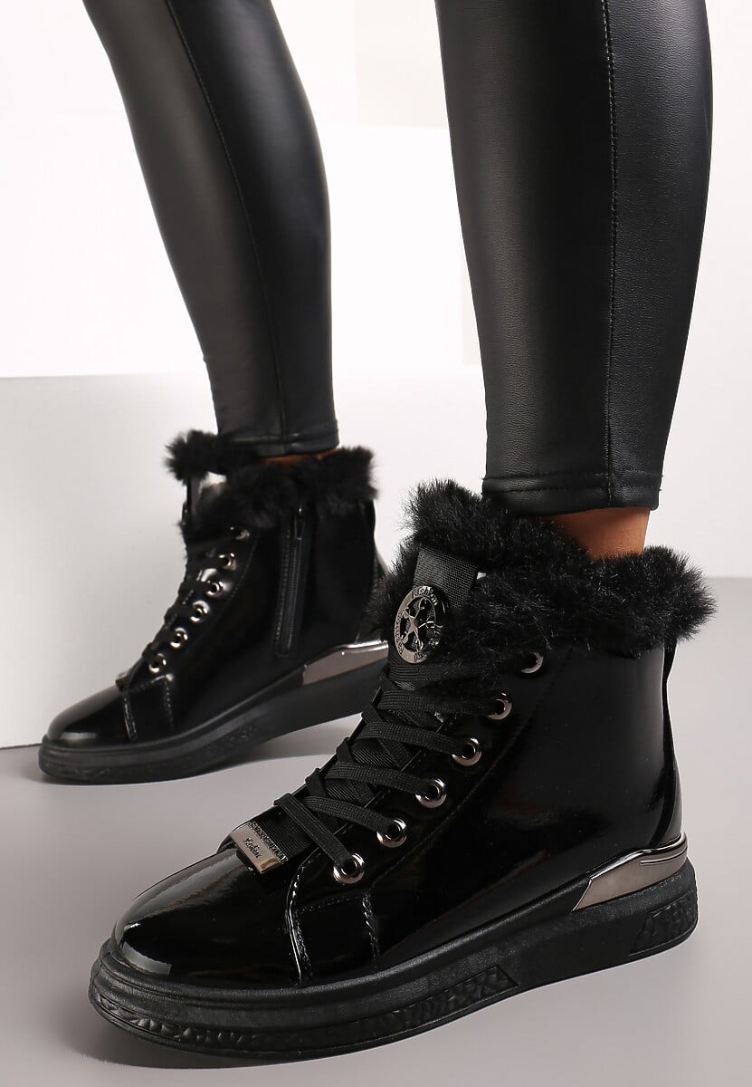 Czarne Botki Doretta