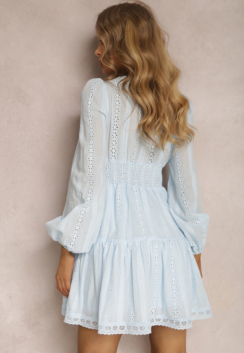 Niebieska Sukienka Arierith