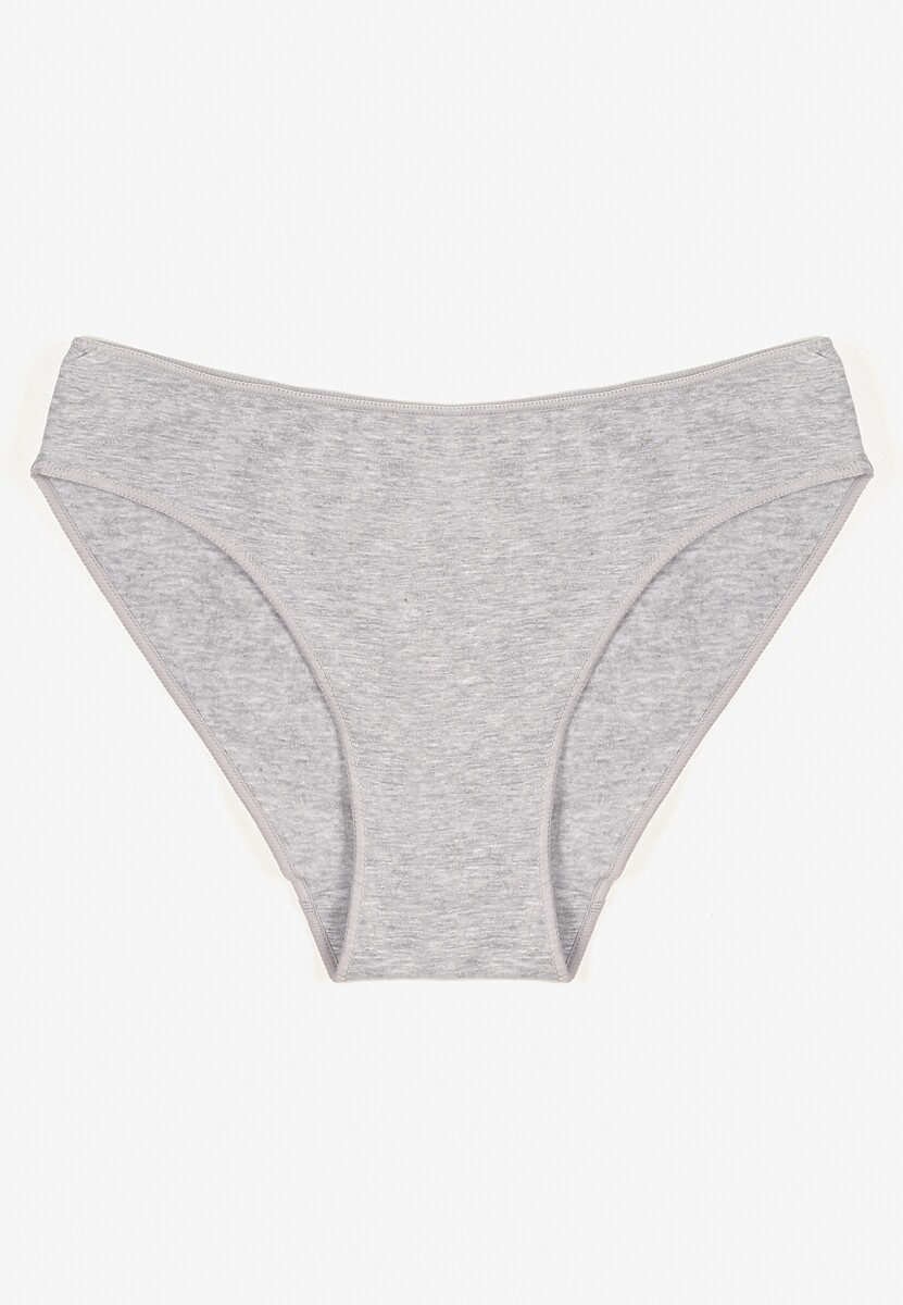 Szare Majtki Typu Figi z Bawełny Silomena
